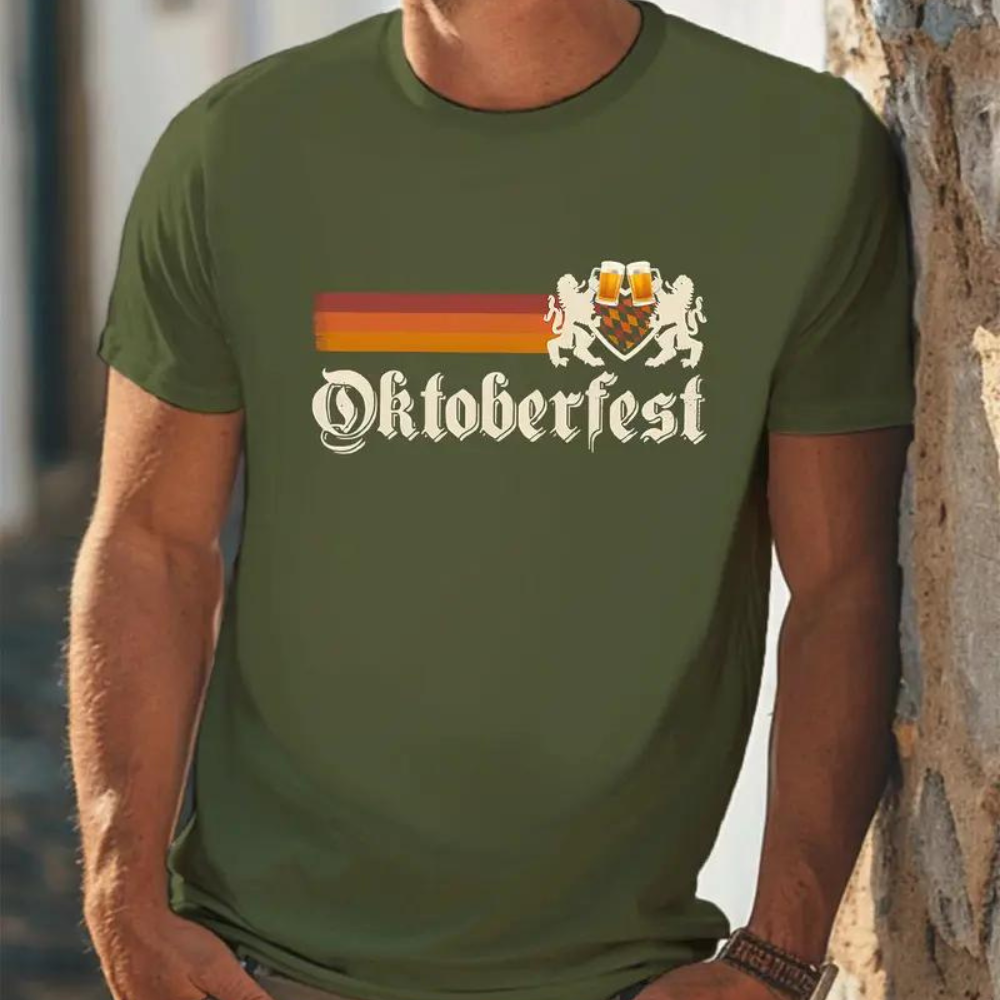 Aaron® | Camicia casual festosa dell'Oktoberfest