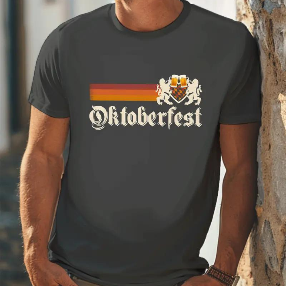 Aaron® | Camicia casual festosa dell'Oktoberfest
