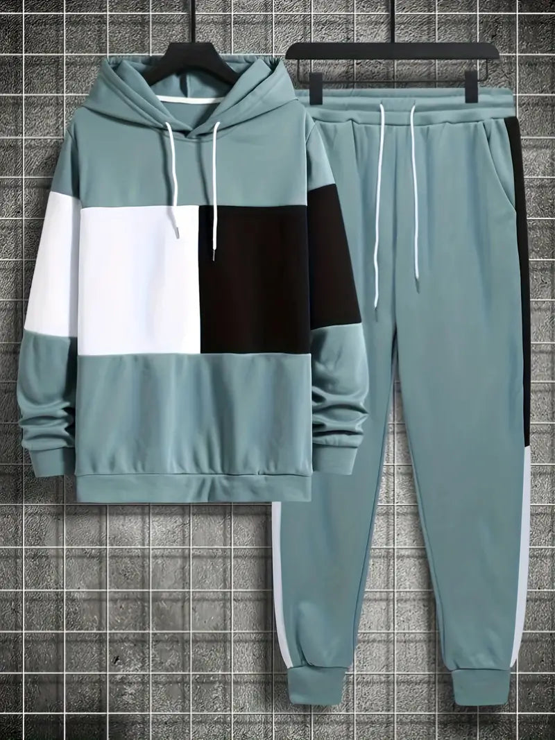 Pasquale® | Set a due pezzi composto da felpa con cappuccio e pantaloni della tuta