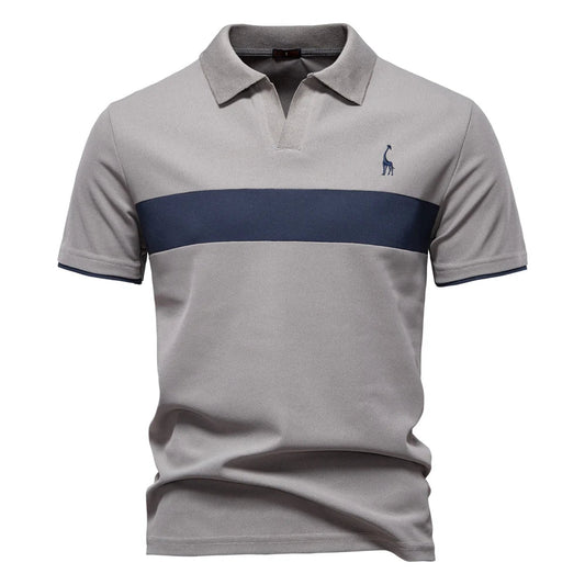 Aaron® | Polo Da Uomo Con Color Block