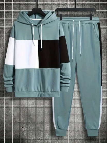 Pasquale® | Set a due pezzi composto da felpa con cappuccio e pantaloni della tuta